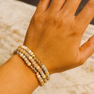 Stocking Stuffer: Beaded Bracelet Set of 3